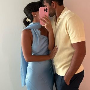 Hello Molly Glistening Lights Satin Maxi ($92)